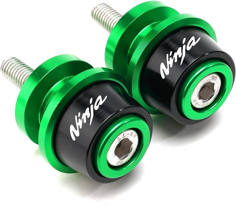 MOWOK 8MM Swingarm Spools slider Fit For Ninja 650 2017-2025 ZX-6R/ZX636 2014-2026 400 Z400 2018-2026 Ninja 1000SX 2020-2026 500 ZX4RR ZX4R ZH2 Motorcycle Accessories Stand Screws - Image 1